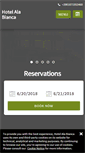 Mobile Screenshot of hotelalabianca.it