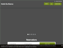 Tablet Screenshot of hotelalabianca.it